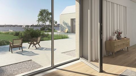 tilt-and-turn French window SCHÜCO